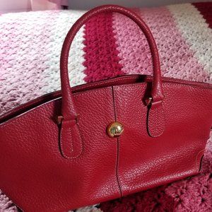 Red Leather Purse
